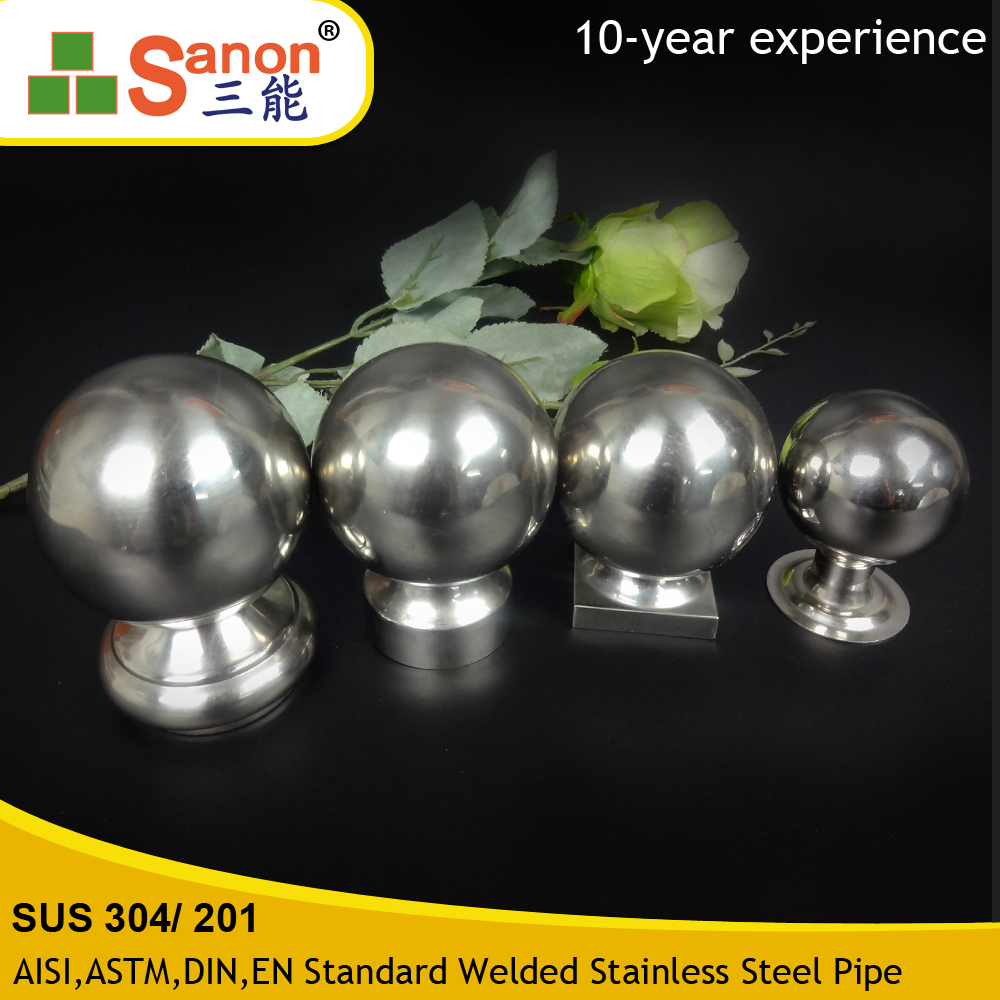 1.5/2 inch stainless steel railing balls