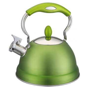 Green Plastic Insulation Layer Handle of Tea Pot