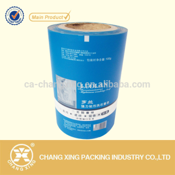 Custom metallized packaging roll film for soap/detergent packaging film roll