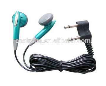 Double Pin Earphone For Airline Train Earphone Mini Earbuds