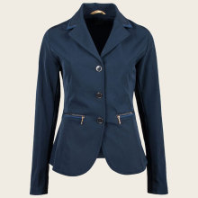 Show Jacket Customized Navy Blue Fabric Women's Jacket