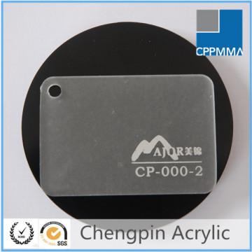 Cast frosted transparent acrylic sheet