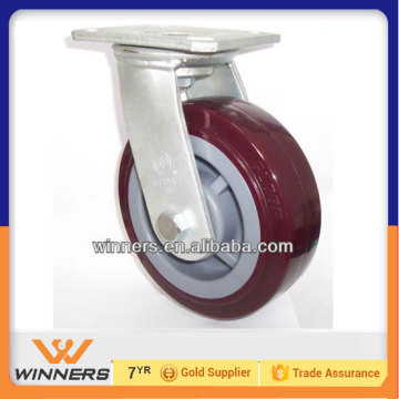 small Swivel Stainless PU Caster wheels/casters