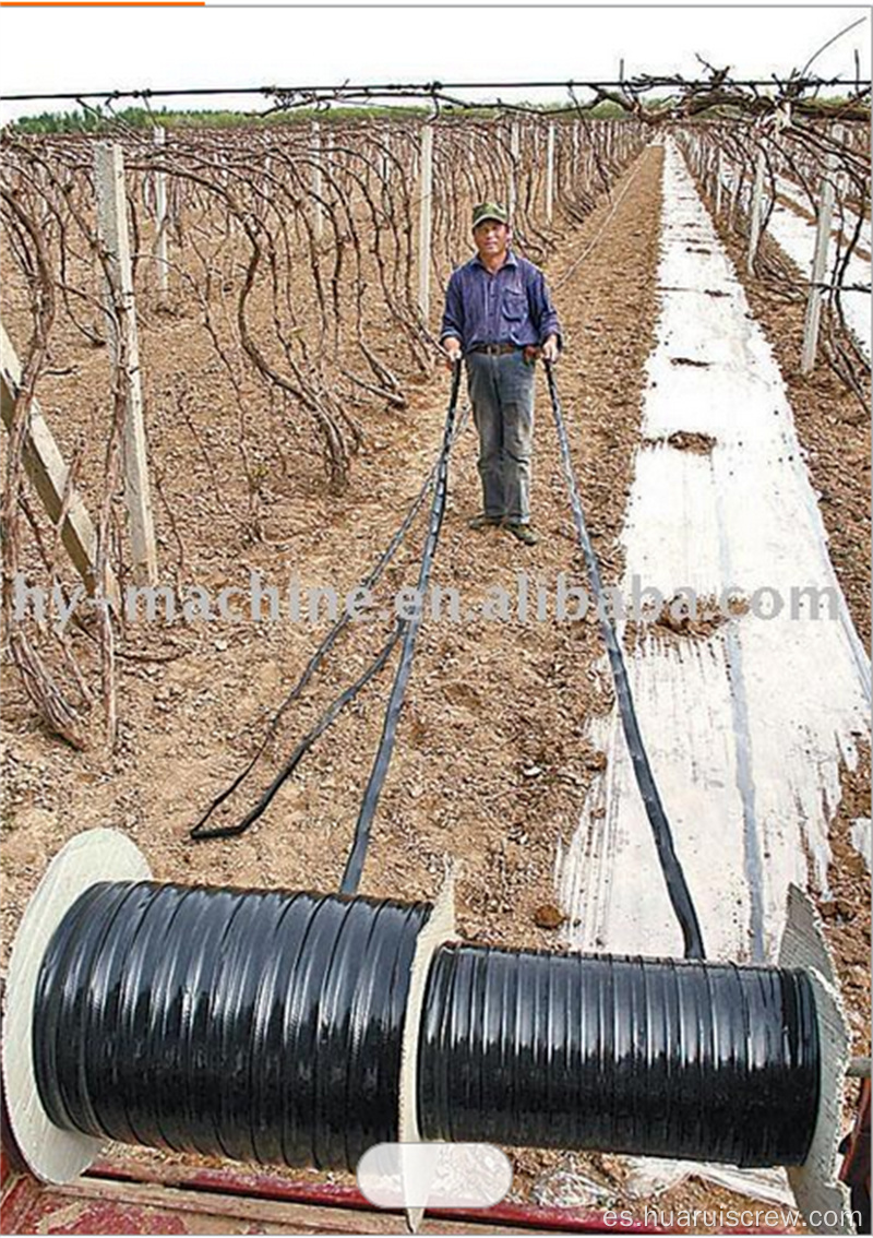 Cinta de riego de PE para riego en tierras algodoneras