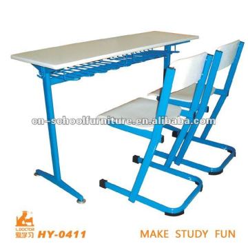 standard classroom desk and chair