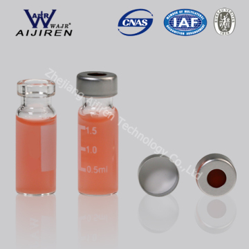 V1123 1.5ml Wide Opening Crimp-top Vials with Write-on Spot Clear Autosampler Vials