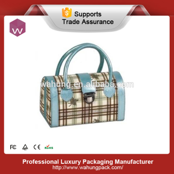 luxury handbag style leather jewelry storage box (WH-1015)