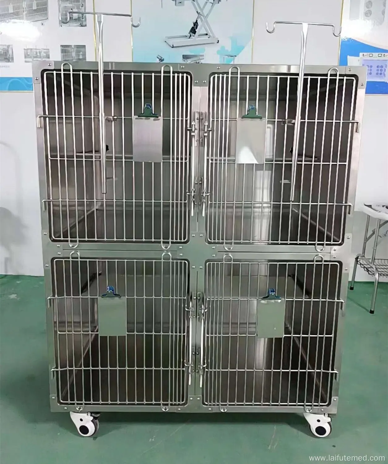 Stainless Steel ICU Oxygen Dog Cage for Veterinary Use