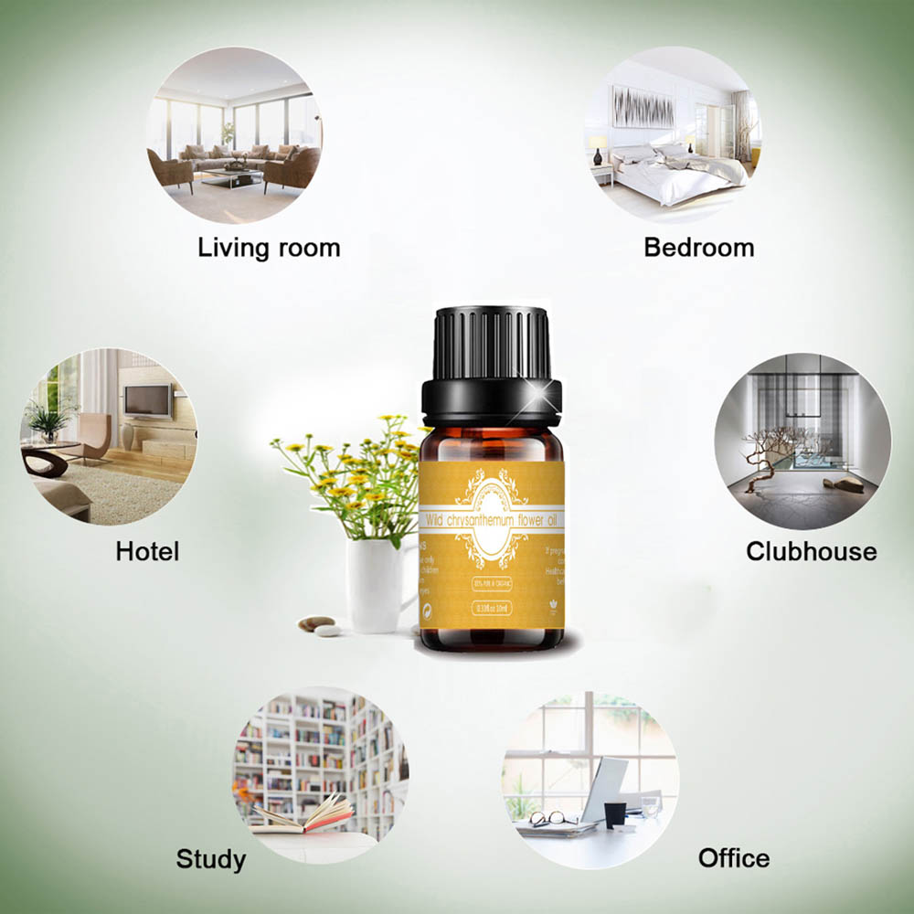 Organic pure wild chrysanthemum flower essential oil extract plant oil bulk price for aroma diffuser cosmetic grade oil