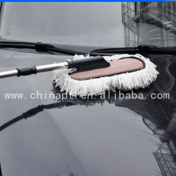 white micro fiber chenille car cleaning duster