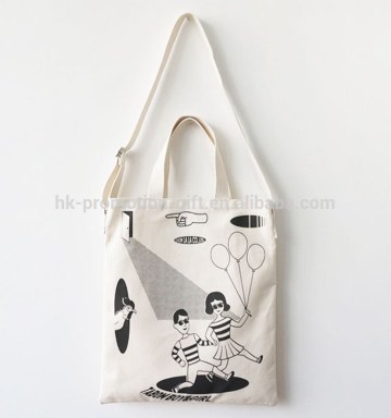 wholesale cosmetic packaging organic cotton sling bag with double handles, canvas sling bag cotton, cotton sling bag                        
                                                Quality Choice