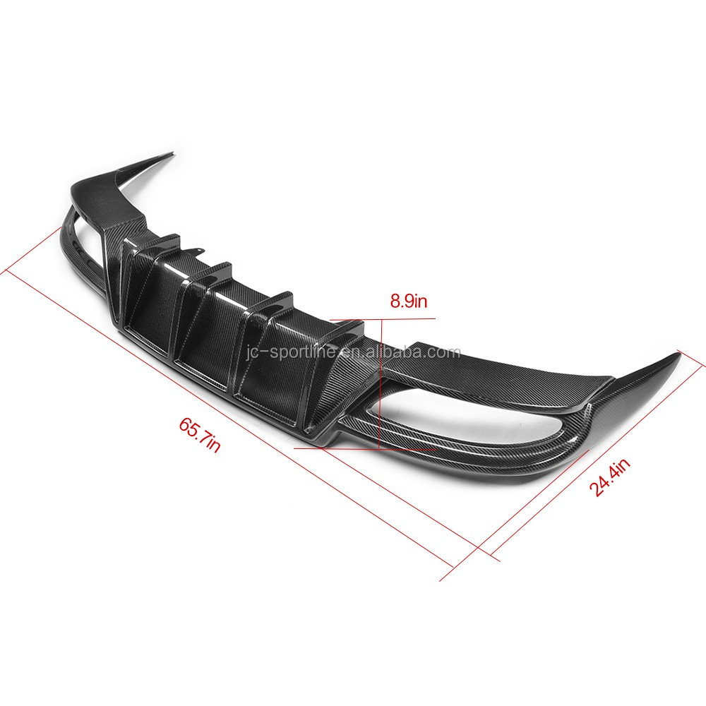 Carbon Rear Bumper Underbody Diffuser for Lexus GS350 13-15