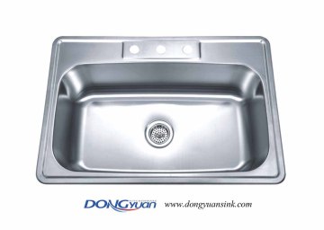 3322 Single Bowl Drop In Kitchen Sinks