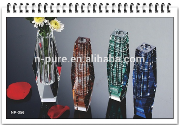 Excellent Hand Made Crystal Vase,Clear simple crystal vase