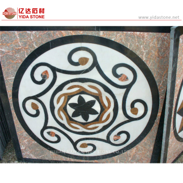 water jet marble medallion