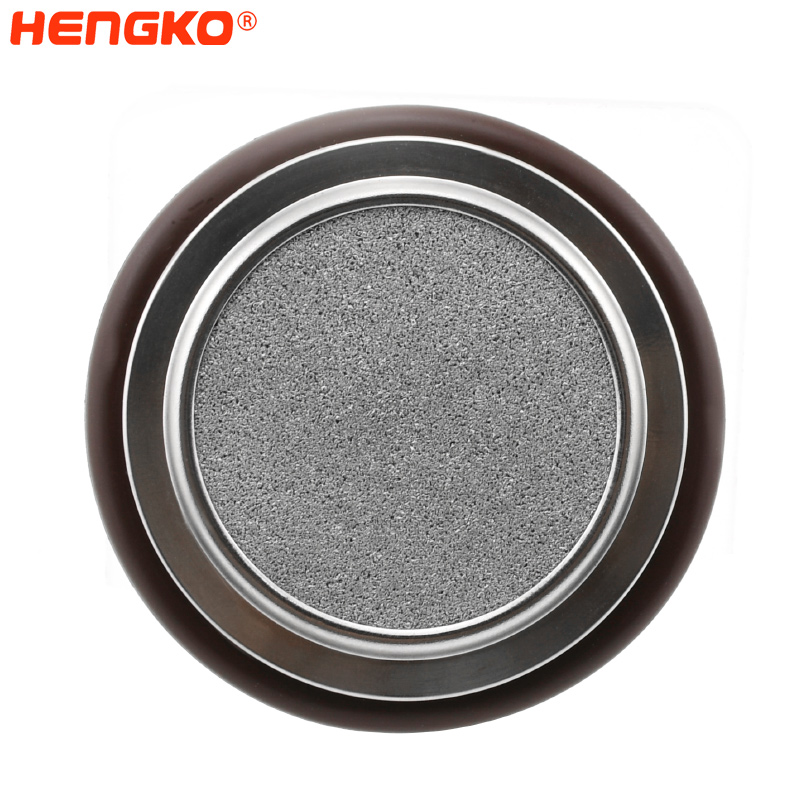 HENGKO Vacuum fittings stainless steel KF centering rings  sintered metal filter porous disc filter  for vacuum system