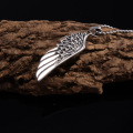 Keluli Tahan Karat Vintage Gothic Feather Angel Wing Pendants