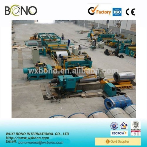 Overseas after-sales servies provided steel coil cutting line