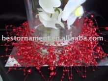 Wedding Red Acrylic Bead Garland