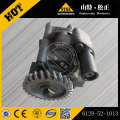 Komatsu Engine S6D155-4A مضخة الزيت 6128-52-1013