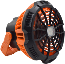 Camping Rechargeable Battery Fan with LED Lantern