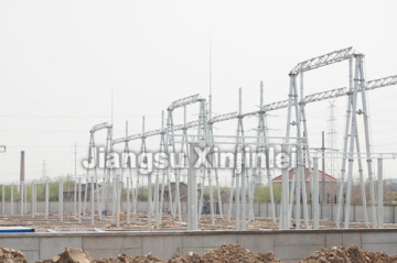 Electrical Supplies Transformer 500kV Substation Structure