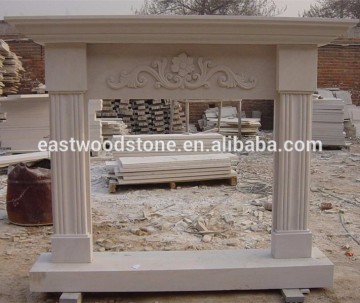 cheap sandstone fireplace mantel,stone fireplace