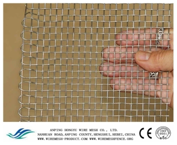 Single Wave Weave Crimped Wire Mesh