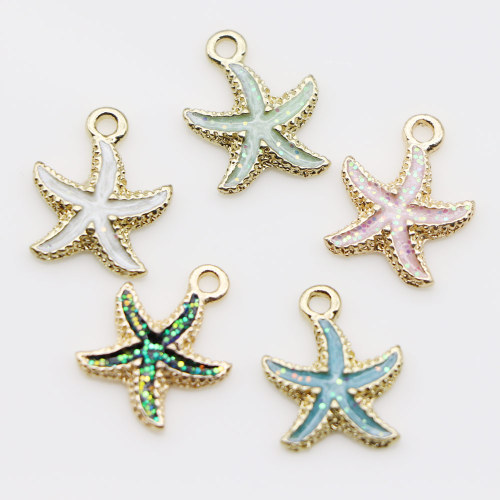 Glitter Mer Animal Star Filles Boucle D&#39;oreille Pendentifs Ornement DIY Artisanat Perles Bijoux Approvisionnement D&#39;usine