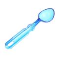 Clear dessert ice cream spoon