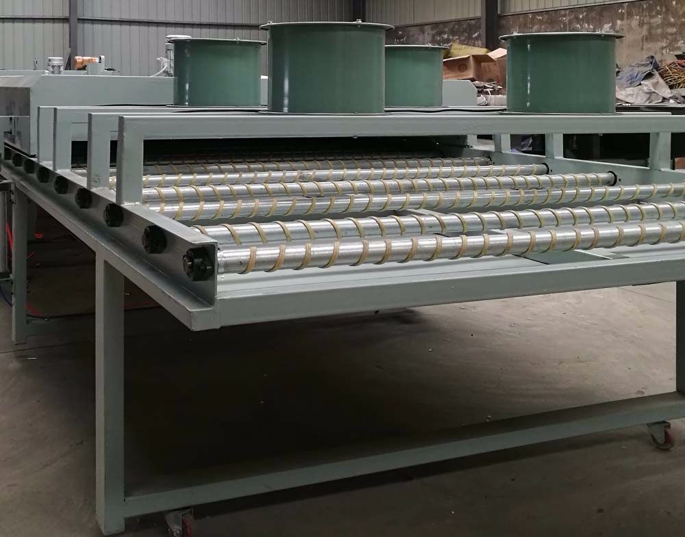 IR Curing oven tunnel dryer for glass screen printing drying