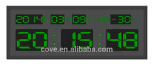 led clock/double side wall clock/7 segment led display 6 digits/orange led display digital clock