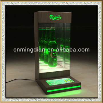 lcd coin tray for bottle,advertising for bottle display