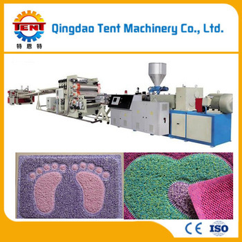 Popular Pvc carpet making machine/floor mat making machine