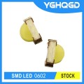 Tamaños de LED SMD 0602 verde