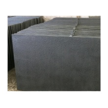 High Grade Natural Absolute Black Leather Finished Granite Stone Tile