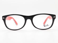 Brand Name Full-rim Ray Ban Optical Eyeglass Black On Red Texture Frame  Rb5184f 2479