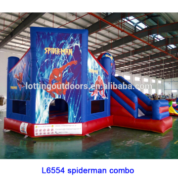 inflatable mini combo jumper, inflatable combo, spiderman combo