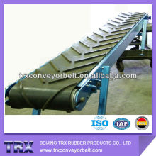 Striped conveyor belting