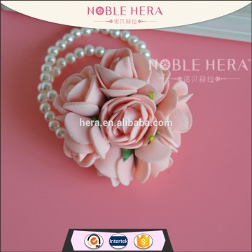 2015 new arrival fashion Wedding flowers by hand Wrist flowers