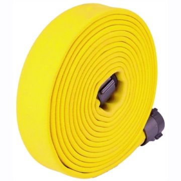 Fire resistant double jacket rubber lining fire hose