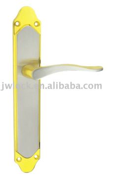 Zinc lock plate and handle 85 Z234-Z234