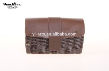 PE imitation rattan basket bicycle