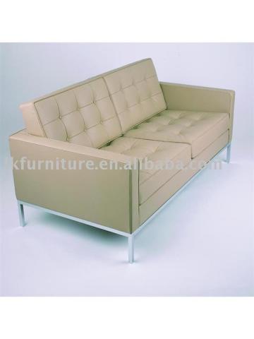 Modern leather couch