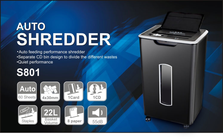 Comix,Auto feeding & quiet performance paper shredder machine Office using