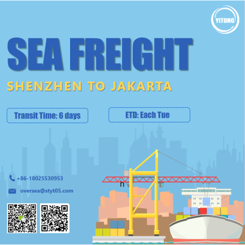 Freight de mer de Shenzhen à Jakarta