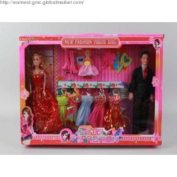 pretty doll with accessory