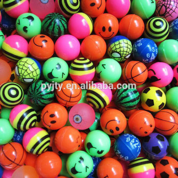 Colorful small round bouncy ball kids rubber ball