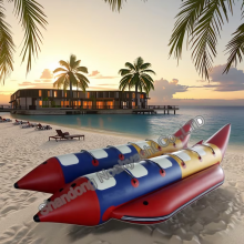 PVC Inflatable Banana Boat for 10 People