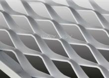 Diamond , Hexagonal Pattern PE Or PVC Coated Perforated Met
